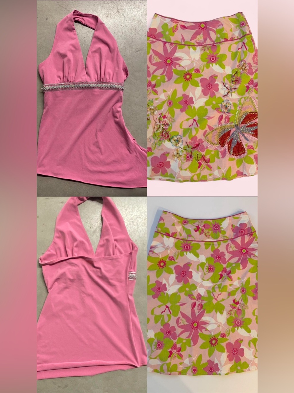 y2k two piece set